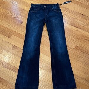 Citizens of Humanity Hutton Medium Rise Wide Leg Jeans Oxford Size 29 NWT NEW